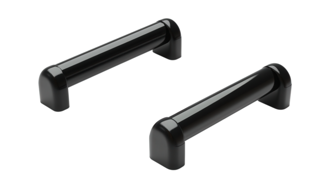 Push-up handles with tilt sensors, Transparent background, PNG file