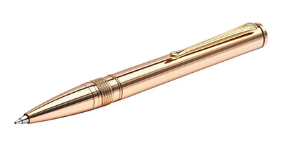 Rose gold pen, sleek and sophisticated