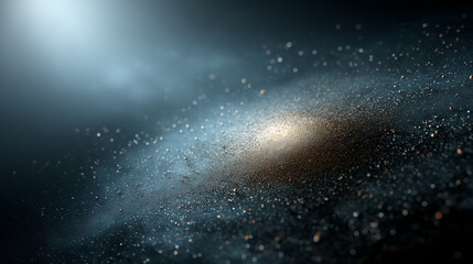 Mysterious pulsating cosmic object in a starry galaxy, revealing the wonders of astronomical discovery