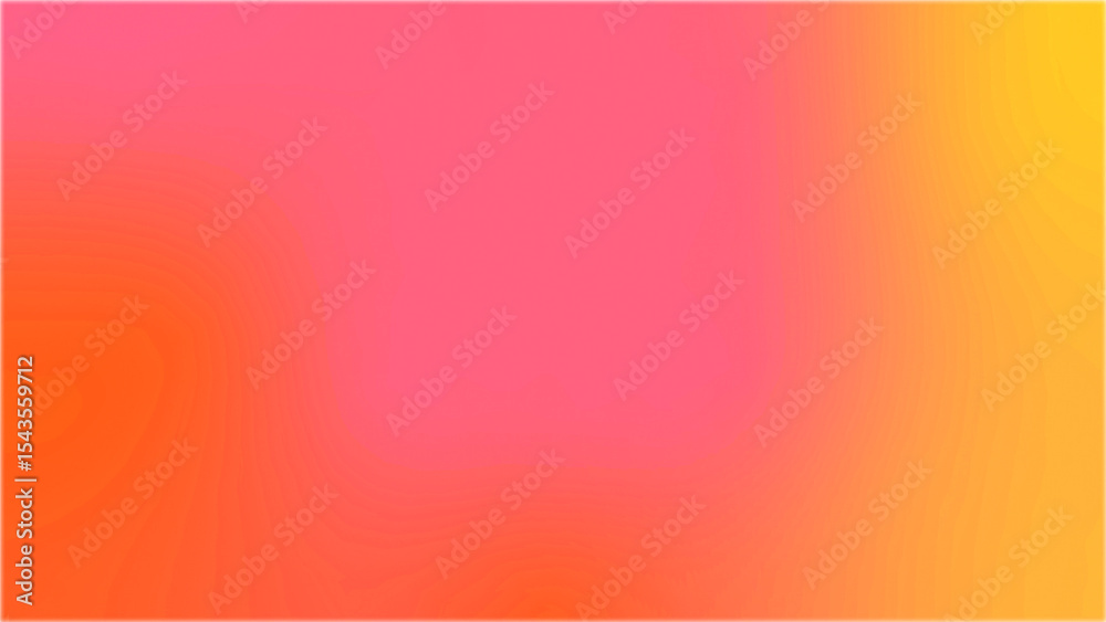 Wall mural red and yellow color background with gradient and grain effect