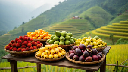 red grapes in the vineyard