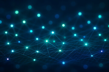 Fototapeta premium Futuristic Neural Network Background #2