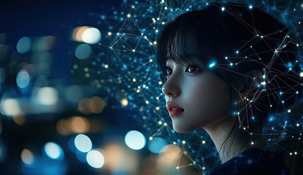 Digital Art Portrait of a Woman