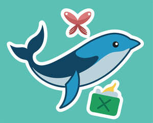 shark and fish