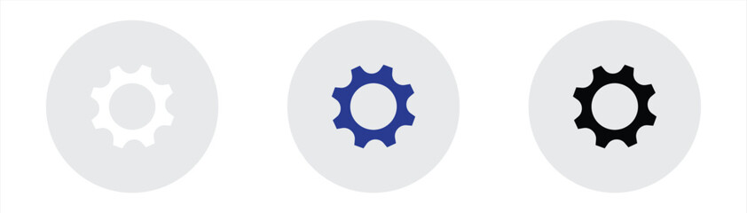 setting icon. gear icon vector