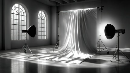 Sleek product showcase on gradient backdrop, embodying modern simplicity and clean aesthetics