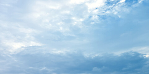  Daylight natural daylight, blue Panorama, sky, soft background, fresh weather, image surface, foggy pattern, white cloud,s air fluff, sunny clouds