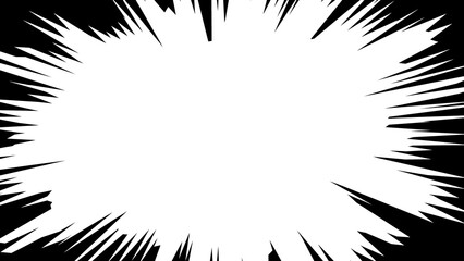 black exploding dynamic lines frame background
