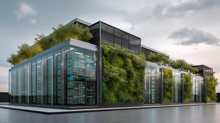 Futuristic Eco-Friendly Blockchain Data Center with Green Technology

