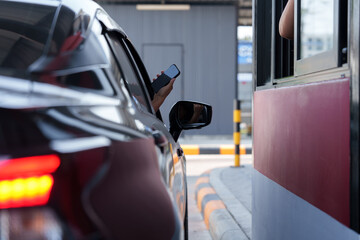 Scan and pay for food, pick up food from a drive-thru counter and take it to eat at home and at...