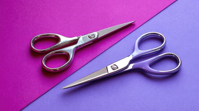 Pink Violet Scissors