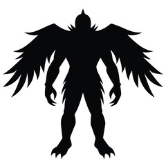 female face silhouette with sunglasses and bold lips