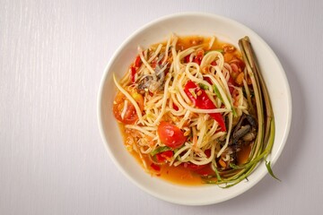 Papaya salad, Som Tam , som tum, thai food, isan food,Thai isan kitchen , som tum thai