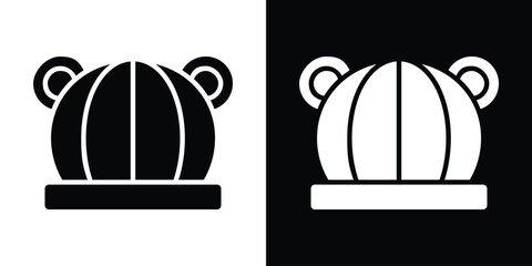 Baby hat icon collection. line stroke icon. EPS 10