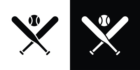 Baseball icon collection. line stroke icon. EPS 10