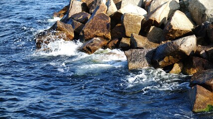 beautiful sea coast. nature background © MARIA