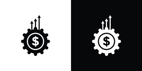 Business and finances icon collection. line stroke icon. EPS 10