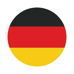 Germany flag language icon circle