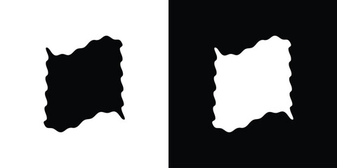 Cleaning cloth icon collection. line stroke icon. EPS 10