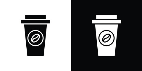 Coffee icon collection. line stroke icon. EPS 10