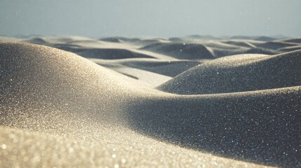 Obraz premium Sand Dunes in Abstract Desert Landscape
