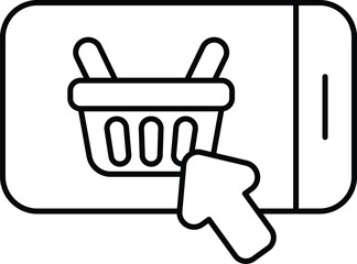 Shopping and Ecommerce and Online shopping and Shop Line Icons Pack and Illustrations