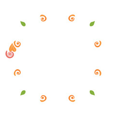 Elegant floral frame design element 56