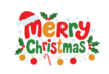 merry Christmas typography design, christmas design,
christmas, christmas santa, new year, christmas gift, printing for tshirt sweatshirt mug banner poster 