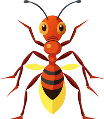 Field cricket  isolated on white background