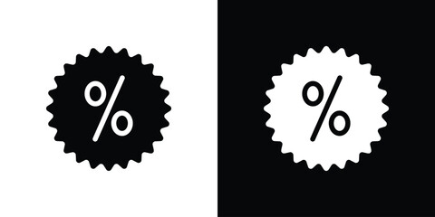 Discount icon collection. line stroke icon. EPS 10