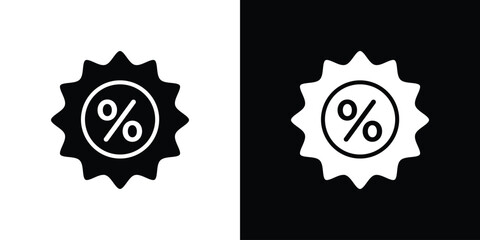 Discount icon collection. line stroke icon. EPS 10