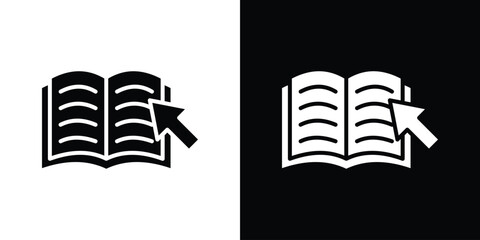 Ebook icon collection. line stroke icon. EPS 10