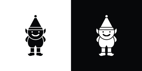 Elf icon collection. line stroke icon. EPS 10