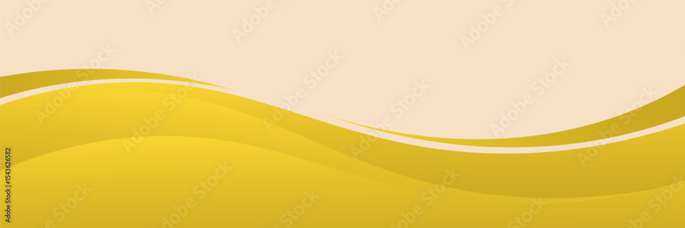 Poster vector orange line background curve element with white space for text and message design, overlappin