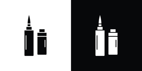 Eyeliner icon collection. line stroke icon. EPS 10
