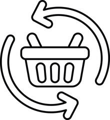 Shopping and Ecommerce and Online shopping and Shop Line Icons Pack and Illustrations