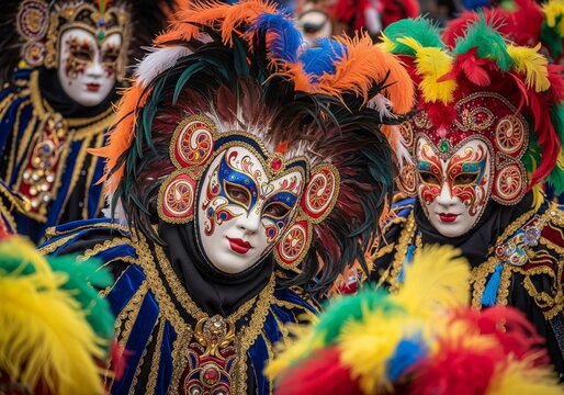 Binche Carnival Unique Costumes Masks Belgium Tradition
