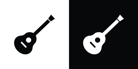 Guitar icon collection. line stroke icon. EPS 10