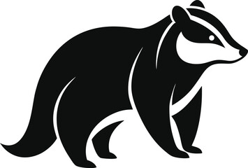 vector illustration of a black cat