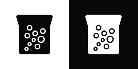 Hard Water icon collection. line stroke icon. EPS 10