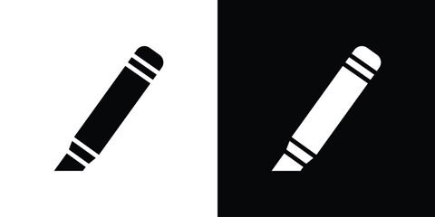 Highlighter icon collection. line stroke icon. EPS 10