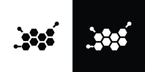 Hormones icon collection. line stroke icon. EPS 10