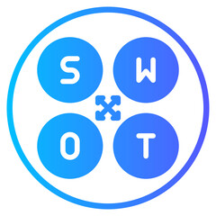 swot gradient icon