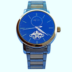 close up view of wrist watch