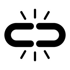 weaknesses glyph icon