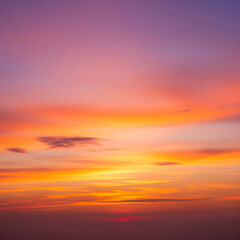 Obraz premium A Stunning Photorealistic Sunset Sky