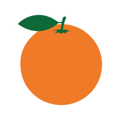 Orange Silhouette Vector Art