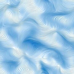 Abstract Wave Pattern on Fabric