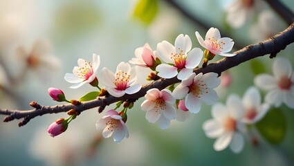 Fototapeta premium cherry tree flowers