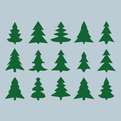 tree_group_vector_image